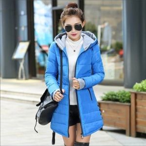 Blue unbranded adorable winter coat